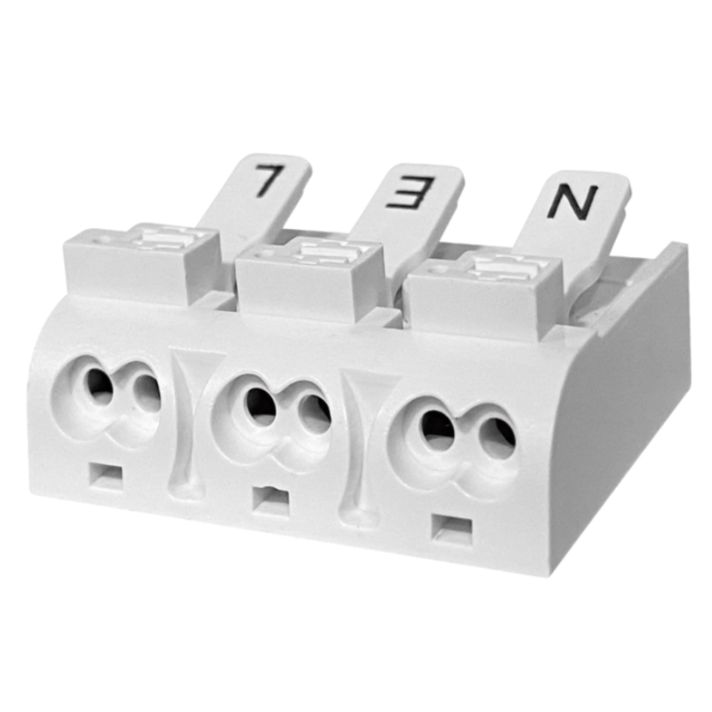 CM-241 Lamp Terminal Block 17.5A 250V Copper Alloy 10.0mm Pitch 2-8P Electrical Ni Plated Spring Electrical Connector & Terminal
