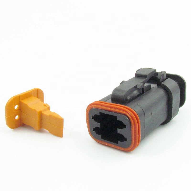 Deutsch connector kit 4 pin Male female Automotive waterproof Plug Connectors DT04-4P-E008