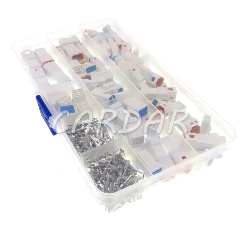 2 3 4 6 8 Pin Plugs Automobile Wiring Harness Waterproof Connectors JST02R-JWPF-VSLE 0.7mm Auto Sockets For BMW Benz
