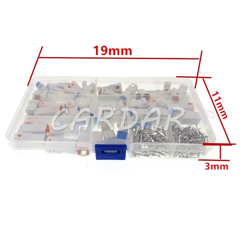 2 3 4 6 8 Pin Plugs Automobile Wiring Harness Waterproof Connectors JST02R-JWPF-VSLE 0.7mm Auto Sockets For BMW Benz