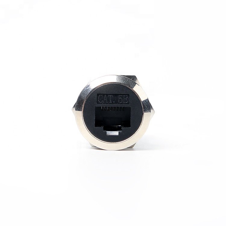 New products 22mm cat6 keystone jack rj45 waterproof connector plug D type for network cabinets