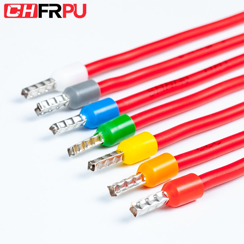 cord end sleeve VE 7508 AWG #20 copper tube insulated ferrule bootlace crimp terminal wire connector pin cable terminal