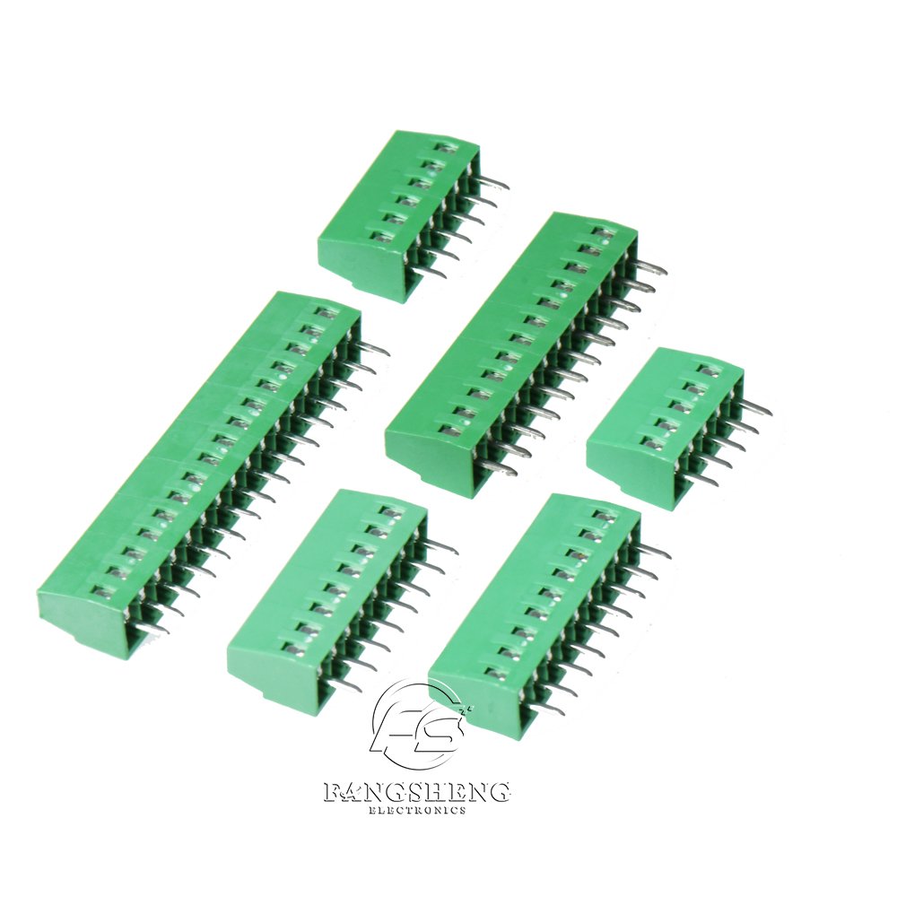 KF128 2.54mm Pitch Mini PCB Screw Terminal Blocks Connector 2/3/4/5/6/7/8/9/10/12/16 Pin Screws Terminals For 26-18AWG DIY