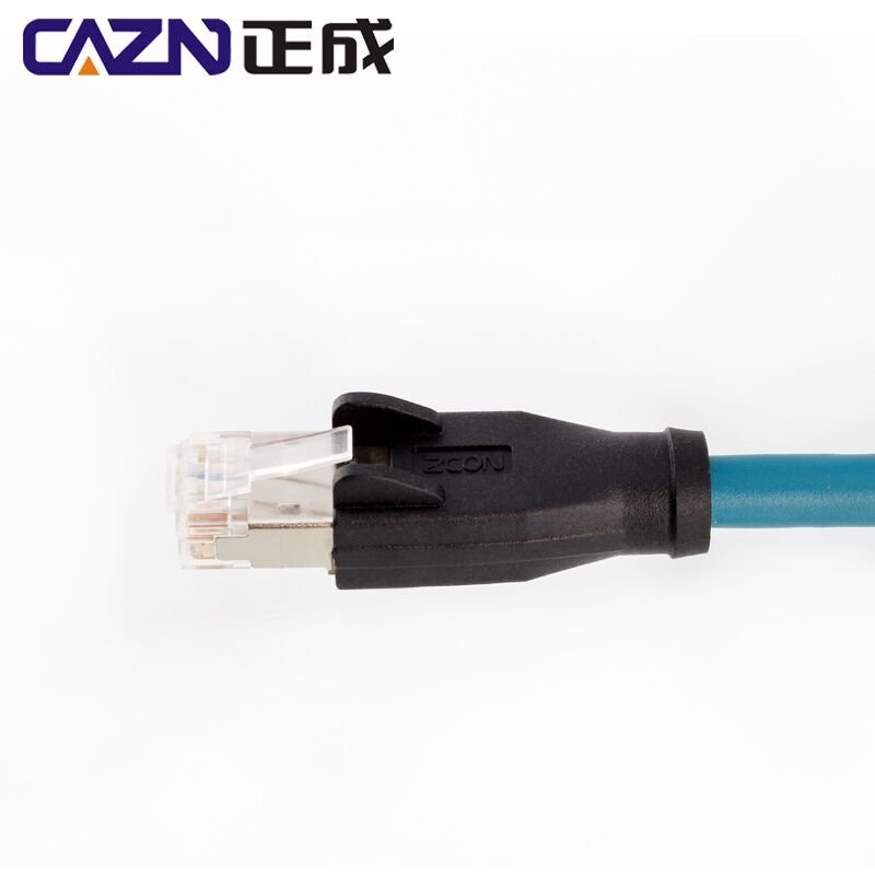 m12 8pin connector M12 to RJ45 B D X code Ethernet cable connector IP67 camera signal data transmission M12 circular connector
