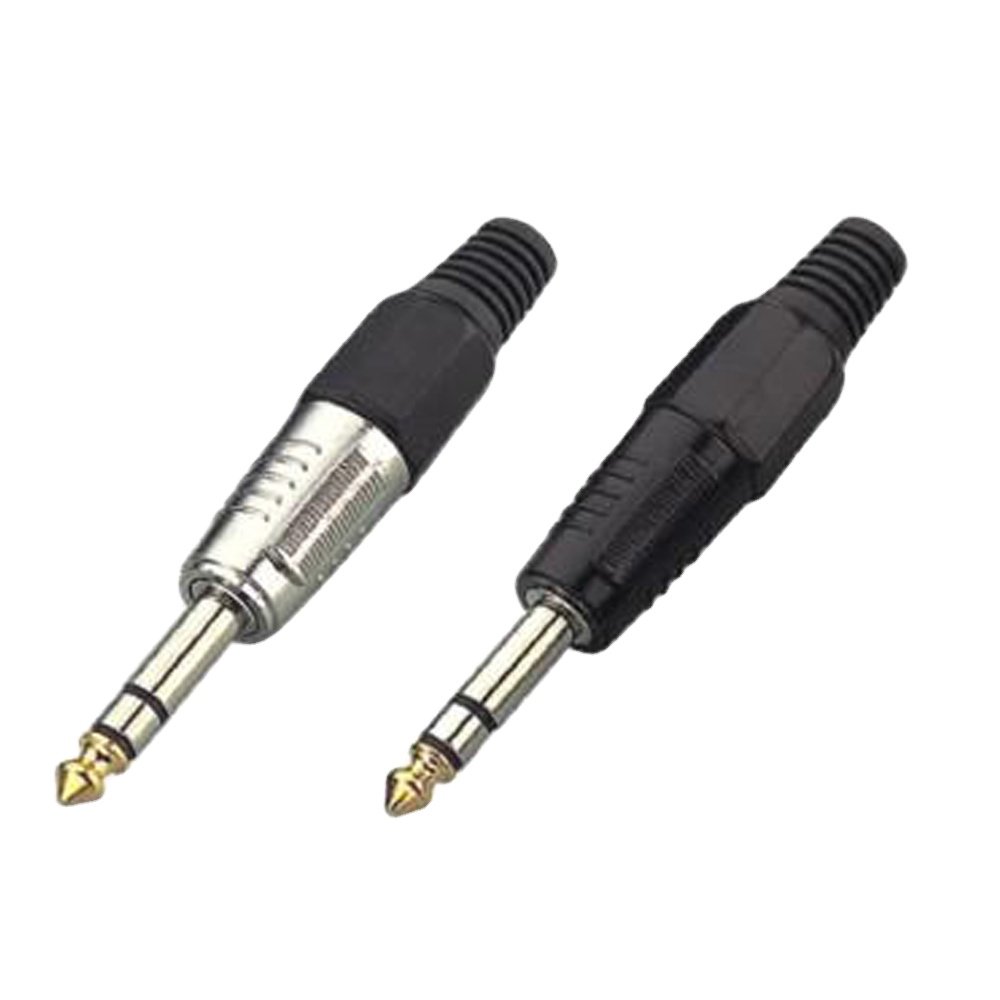 Hot sale 6.35mm mono stereo male jack TRS plug audio connector for amplifier microphone