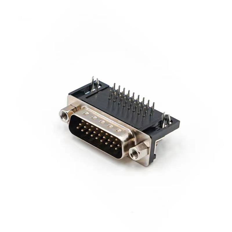 LECHUAN Factory Direct 44Pin Male Female Optional PCB Mounting High Density DIP Right Angle Type D-SUB Connector