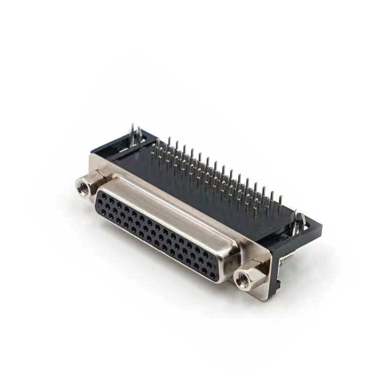 LECHUAN Factory Direct 44Pin Male Female Optional PCB Mounting High Density DIP Right Angle Type D-SUB Connector