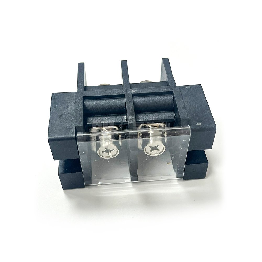 Through Wall Battery Terminal 2 Pole High Current 100A 120A 150A 200A with Screw Copper Connector