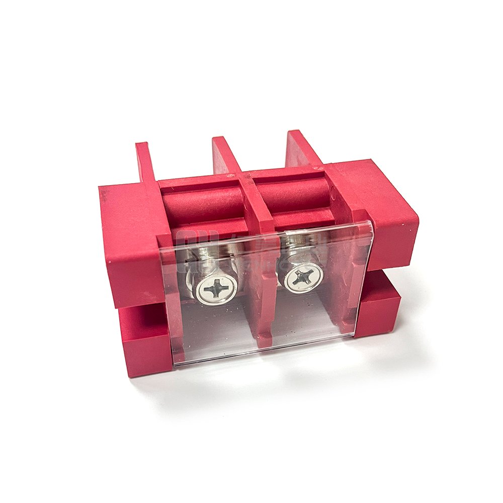 Through Wall Battery Terminal 2 Pole High Current 100A 120A 150A 200A with Screw Copper Connector