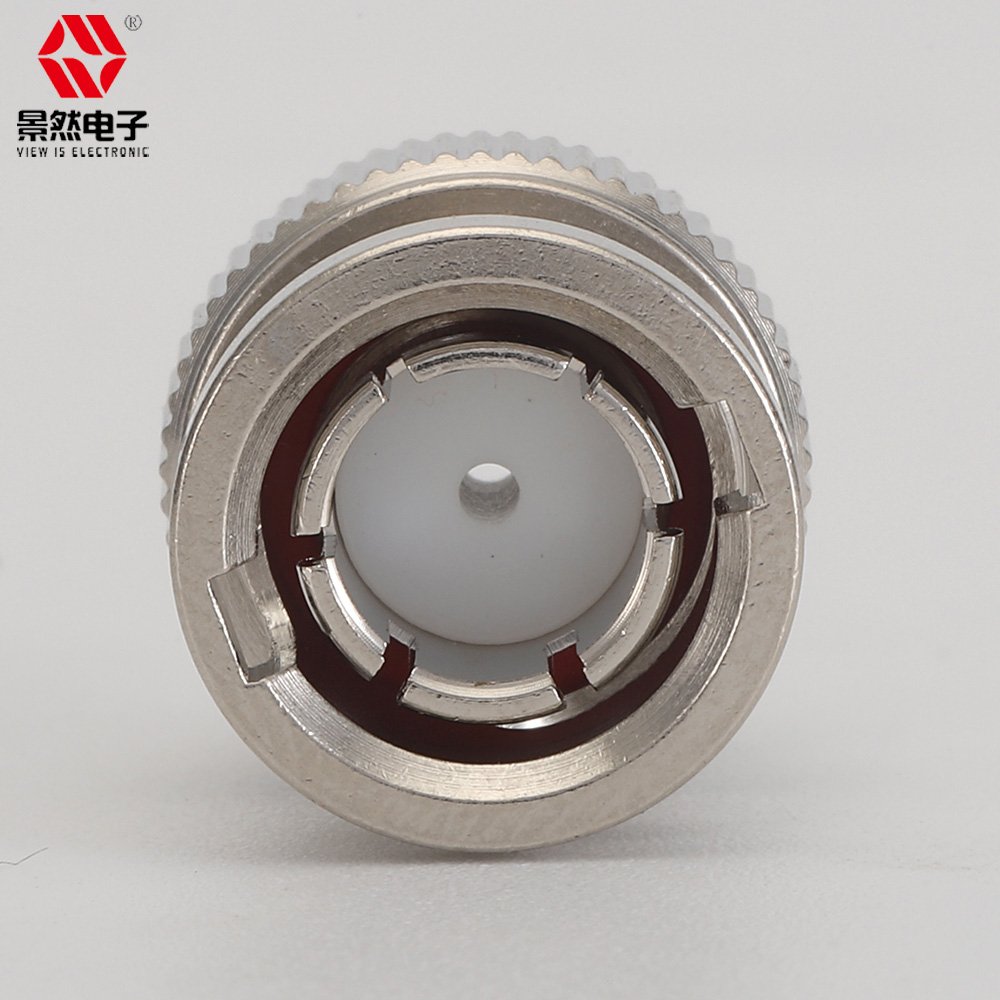 HOT SELLing rg6 bnc connector 75 Ohm Male Straight crimp all brass nickle plating BNC PLUG audio and video connector