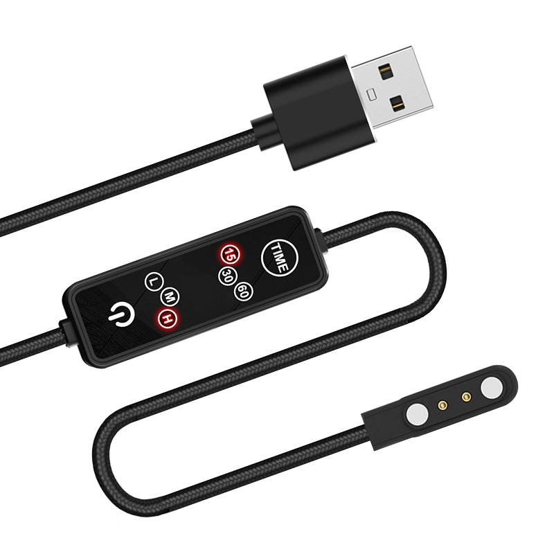 2Pin 5V 1A 5V2A Male Female USB Charging Cable Magnetic Power Connector With Controller
