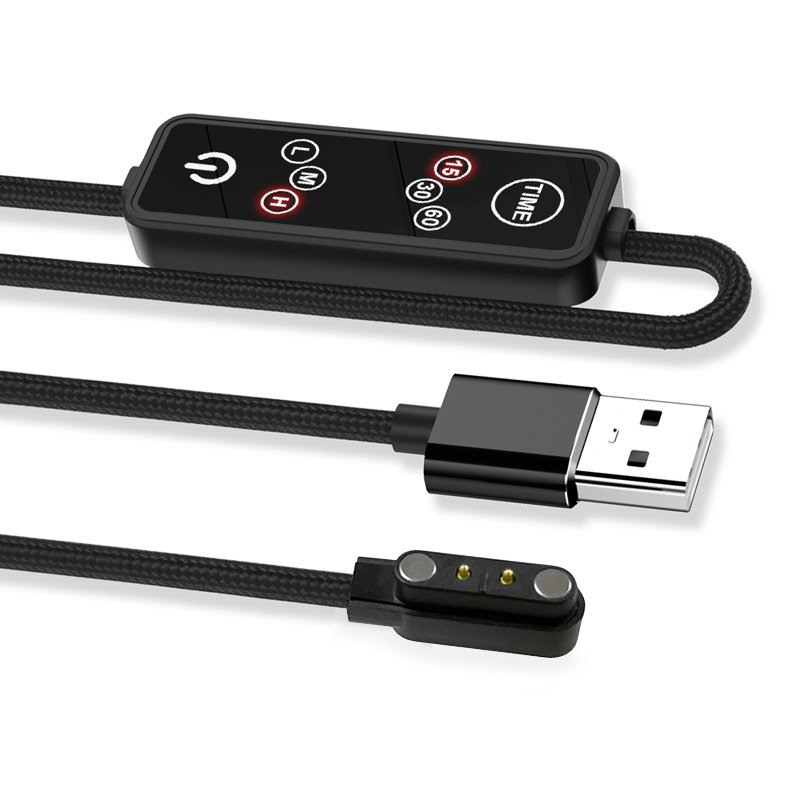 2Pin 5V 1A 5V2A Male Female USB Charging Cable Magnetic Power Connector With Controller