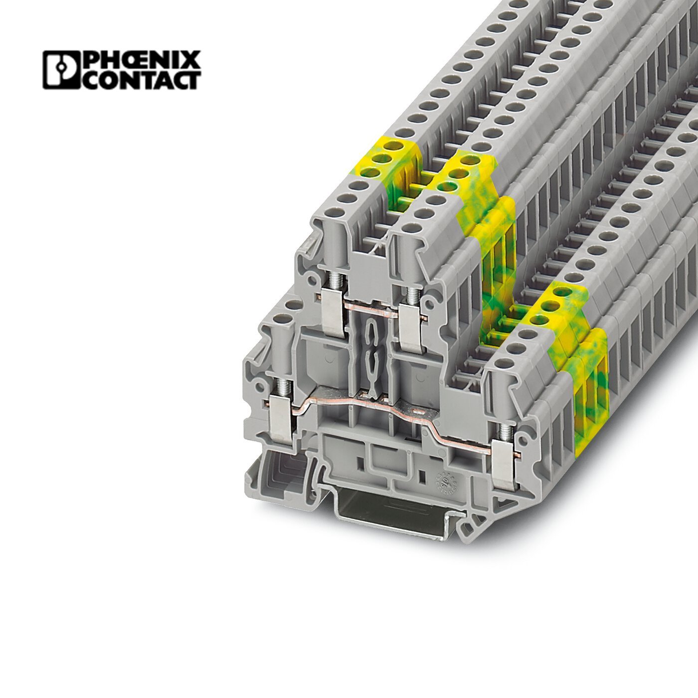 3044814 Phoenix Contact Screw UTTB 4 Double Layer Wire Connector Terminal Block