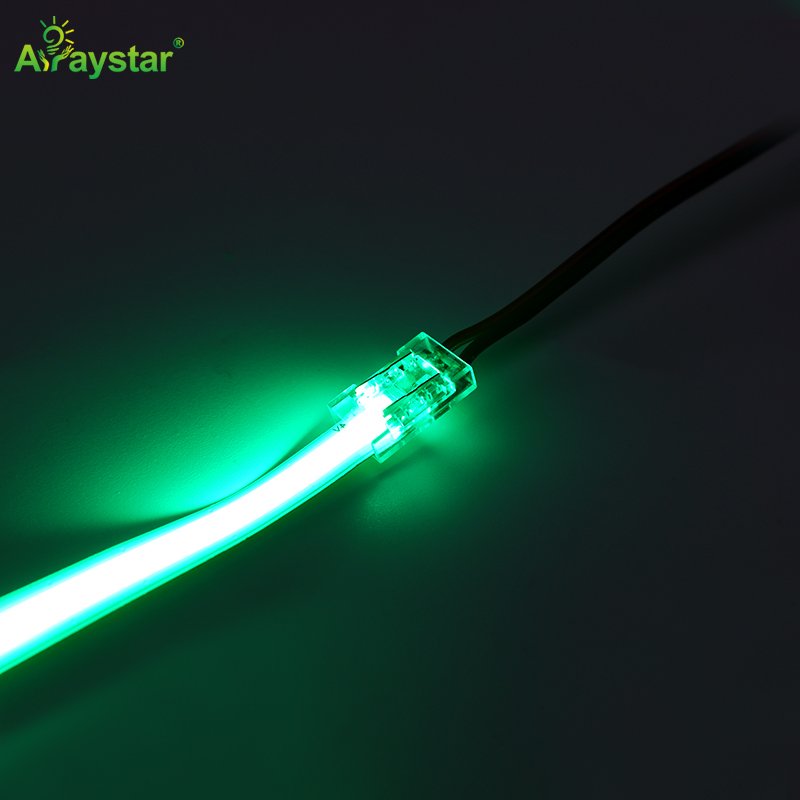 6mm 8mm 10mm solderless LED connector for 2835 5050 strip 2pin single color dual color led strip connector for COB led strip