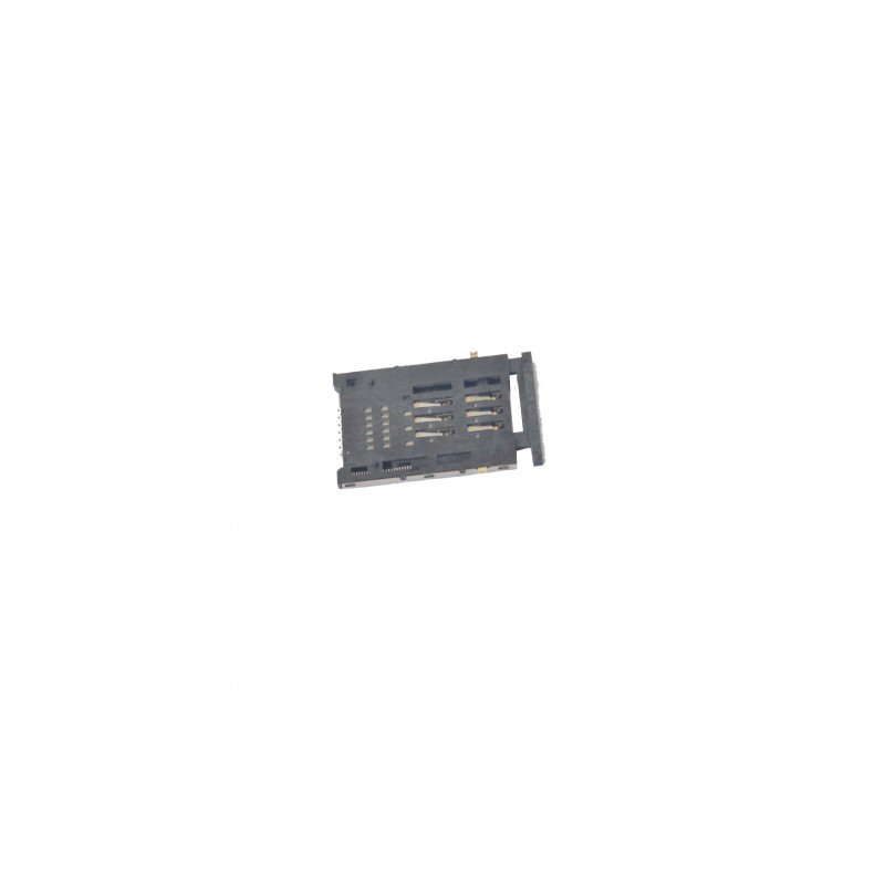 ETEILY Low Profile Durable SIM Card Connector Push Type 8 Pin Metal Body AT for Phone, PC and Tablet Applications