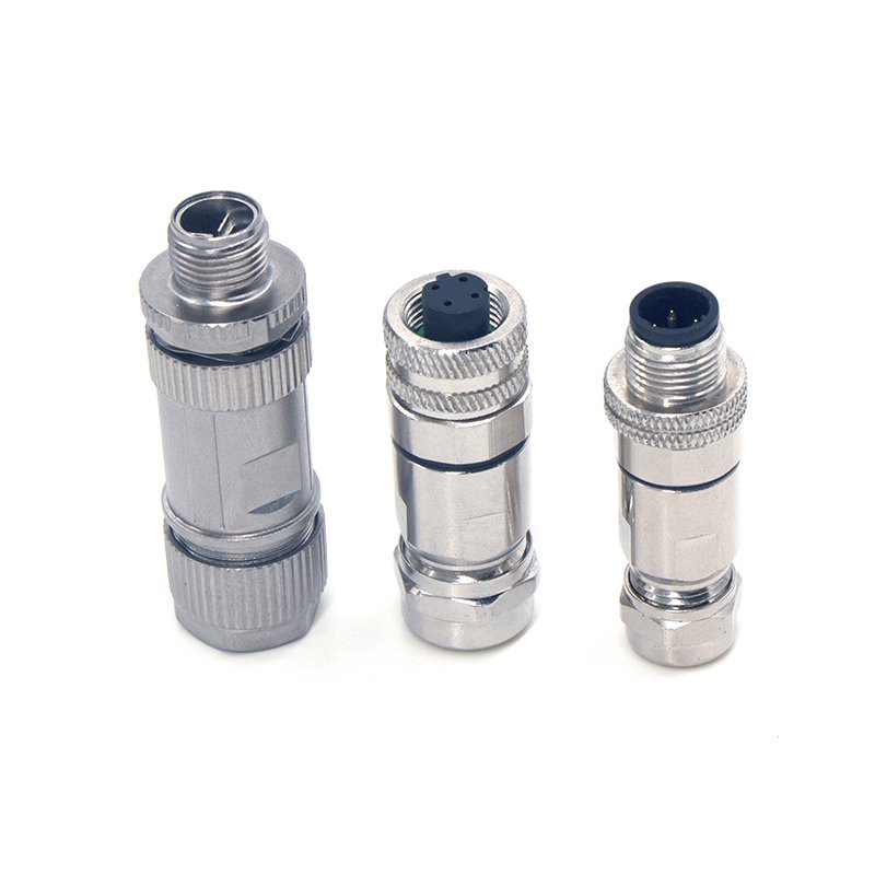 M12 connectors Fabricated metal type DIY rail traffic Free plug connectors