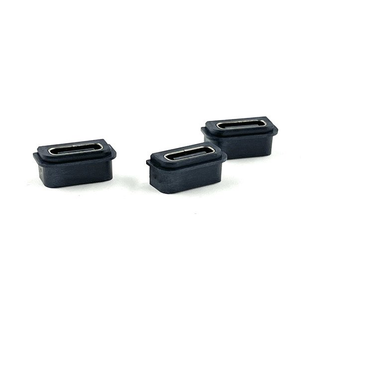 High Quality USB 3.1 Type-C Waterproof Socket SMT type USB cable connector UBSR31IP-16-TR