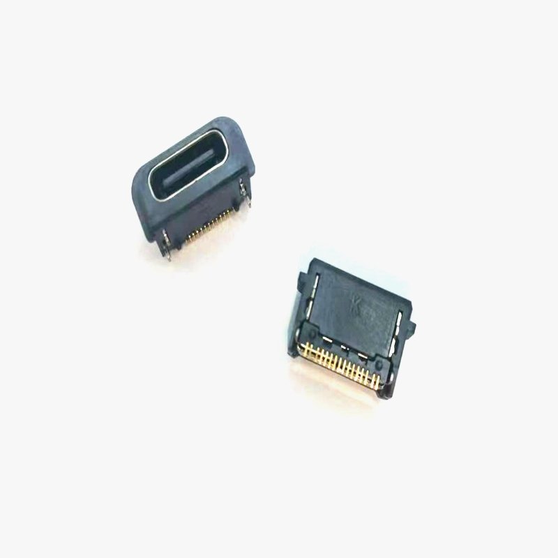 High Quality USB 3.1 Type-C Waterproof Socket SMT type USB cable connector UBSR31IP-16-TR