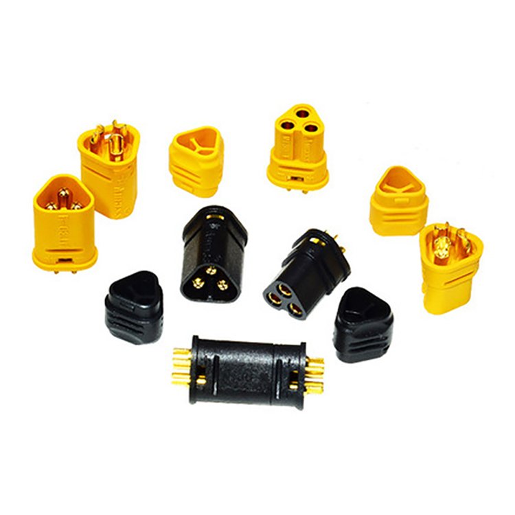 3 Pin Yellow Black Original Amass MT60 MT30 MT-30 MT 30 3Pin Connector PCB Mount Banana Plug Cable Connector