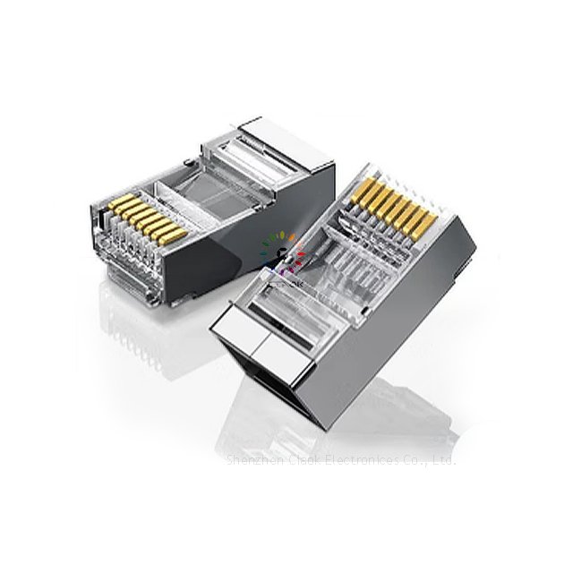 rj45 ftp conectores plug 8P8C RJ45 connector Cat5e Cat6 for connect Network RJ45 Network Modular 8P8C Plug Cat.5 Cat.5E shield