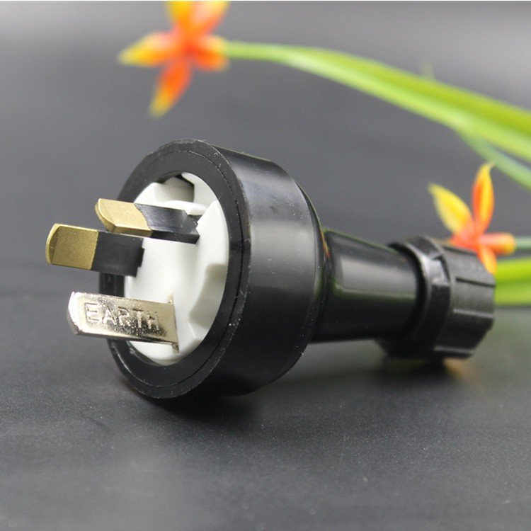 IP44 Australia Straight three-cord power plug /male connector plug
