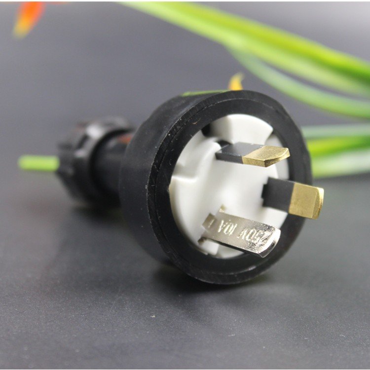 IP44 Australia Straight three-cord power plug /male connector plug