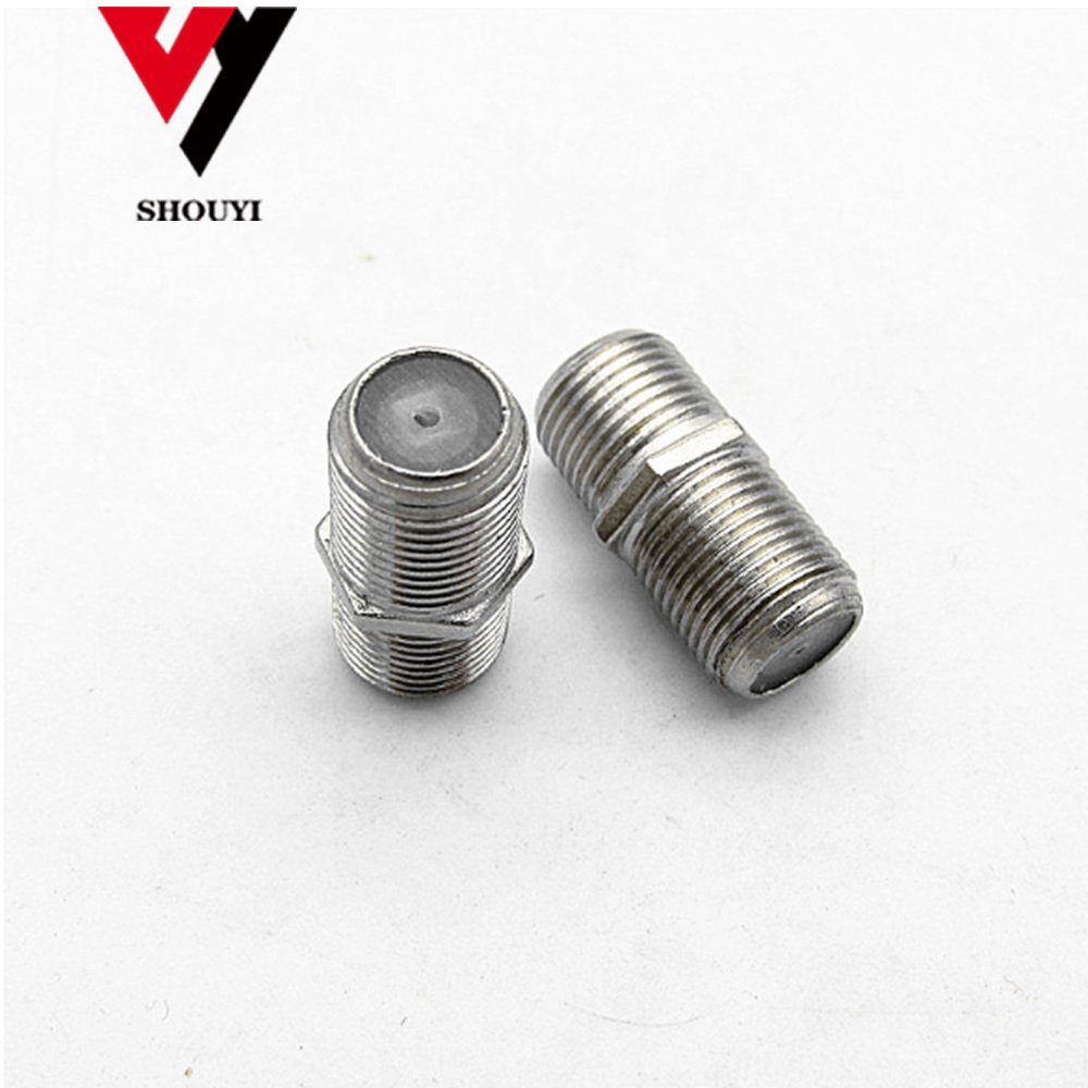 F-type adapter coupler connector female f / F Jack RG6 coaxial cable