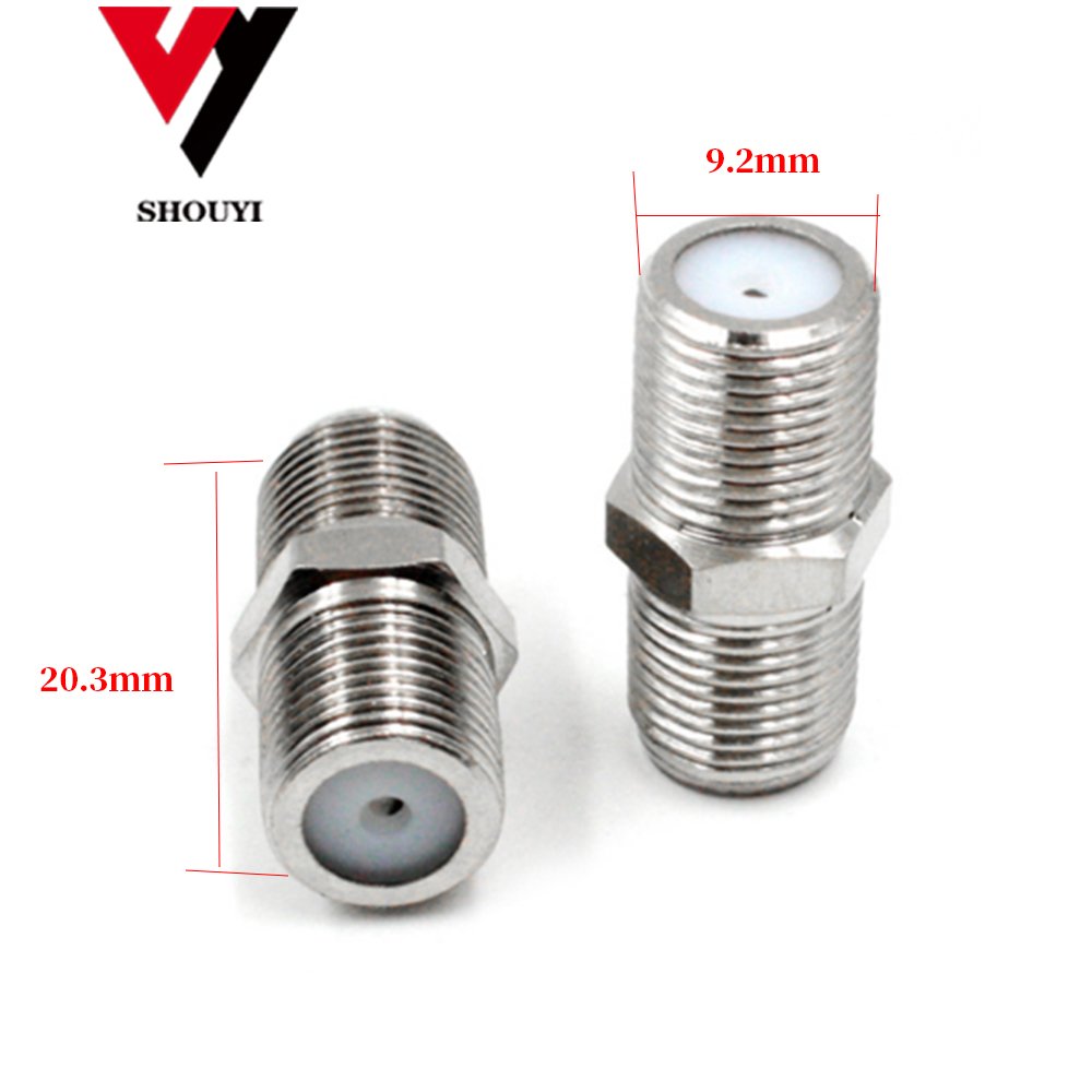 F-type adapter coupler connector female f / F Jack RG6 coaxial cable