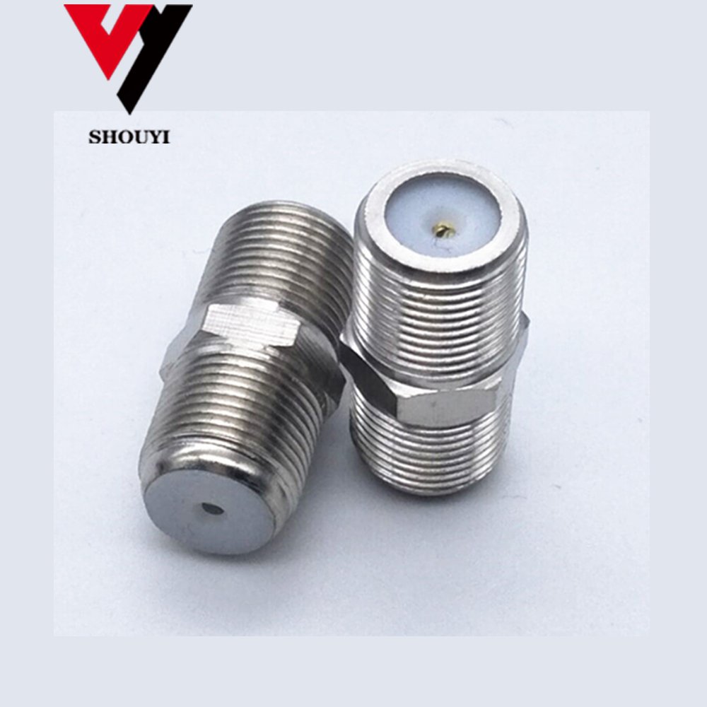 F-type adapter coupler connector female f / F Jack RG6 coaxial cable