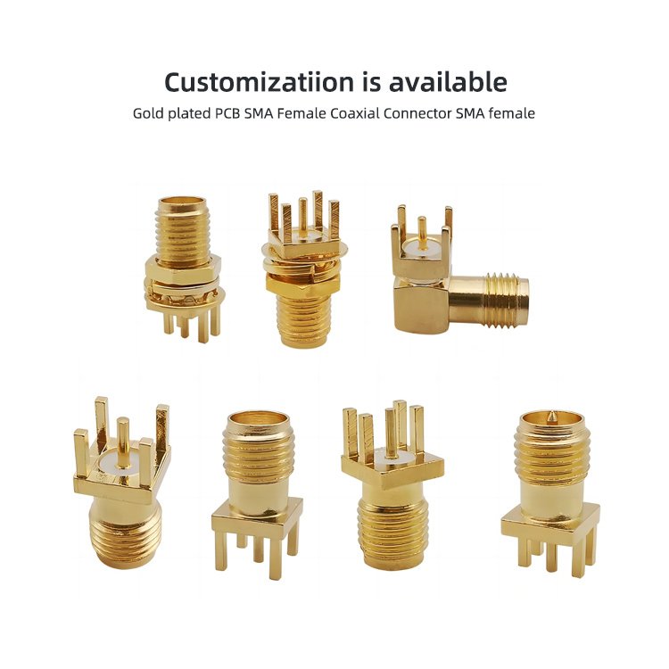 Manufacturer Customization RF SMA Adapter Kit SMA-KE/KWE Adapter IPEX/IPX Radio Frequency RF Male and Female Connector RF