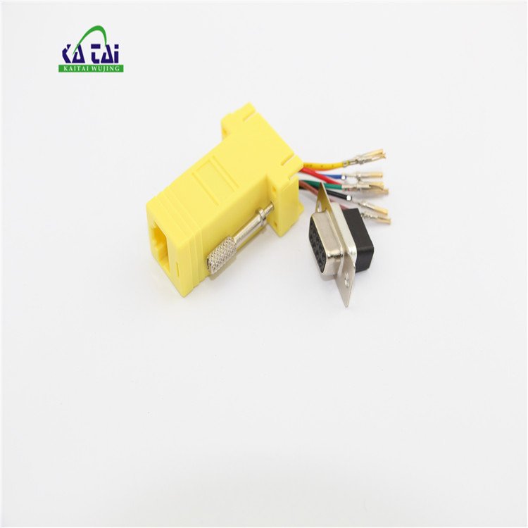 colourful D-SUB RS232 DB9 to RJ12 6P6C female computer adapter RJ11 to 9P RS232 adapter RJ12 to DB9 RS232 to RJ11 connector