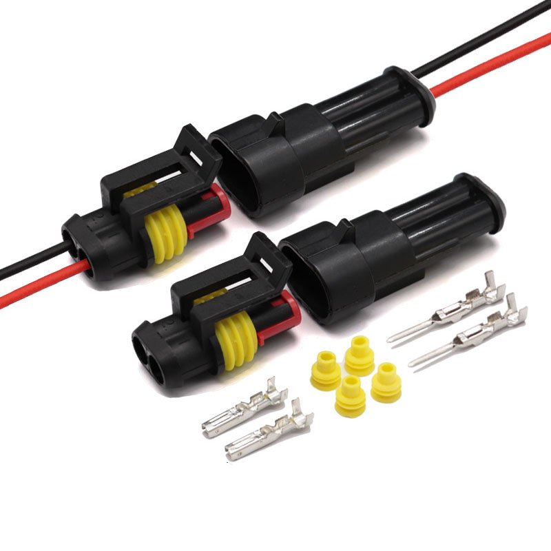 1/2/3/4/5/6 pin Auto Female Automotive Electrical wire Connector DJ7021-1.5-11/21 Waterproof Connector 282080-1