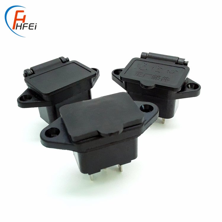 High quality C13 C14 electrical 3pin female 220v 10a industrial plug socket 3 pin ac power waterproof connector