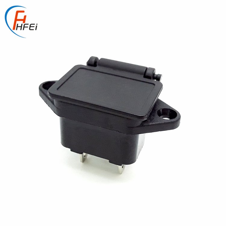 High quality C13 C14 electrical 3pin female 220v 10a industrial plug socket 3 pin ac power waterproof connector
