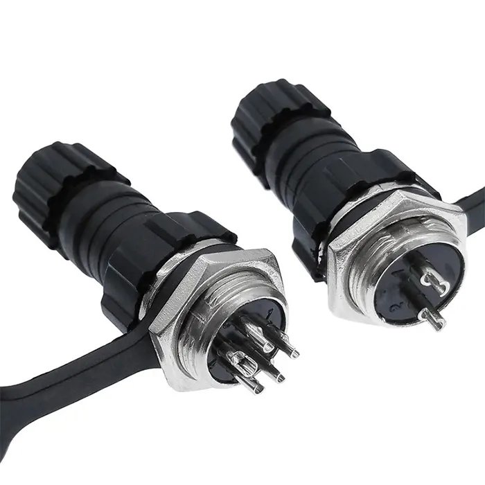 Factory direct sale Aviation Electric Connector Kit GX16 M16 Waterproof Docking Nut Cable Connector