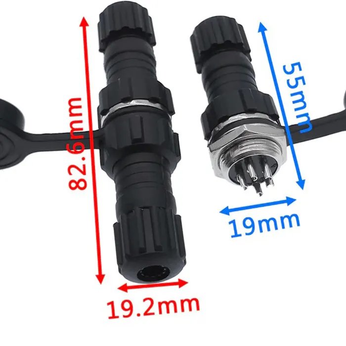 Factory direct sale Aviation Electric Connector Kit GX16 M16 Waterproof Docking Nut Cable Connector