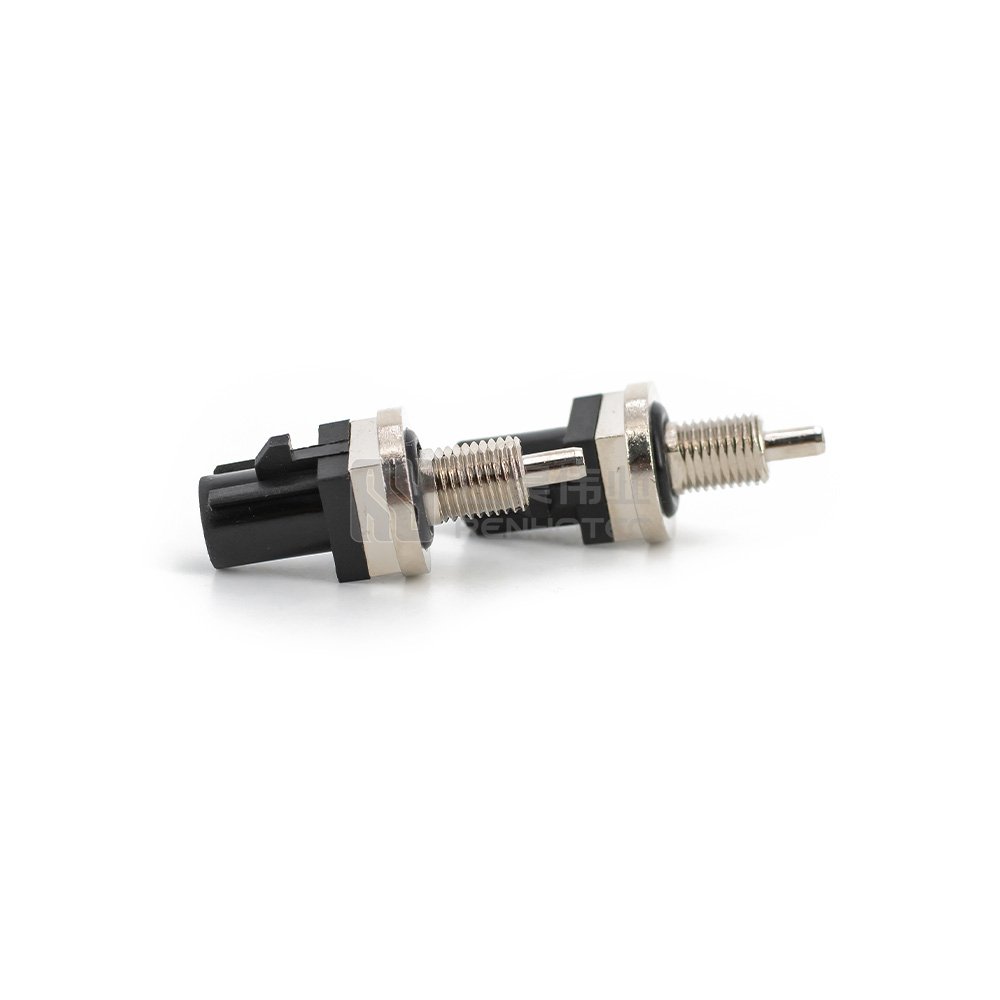 FAKRA SMB A Black Waterproof Connector Male Plug Panel Mount with Thread Solder 1.13mm for Violet Car GSM