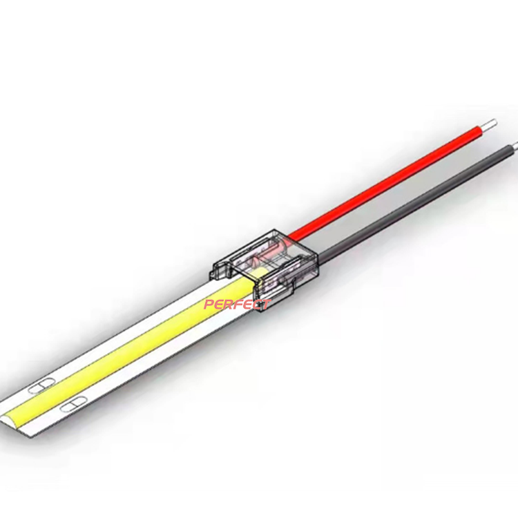 8mm 10mm 12mm Connectors to Wire 2Pin 3Pin 4Pin Free Welding LED Strip Connector for LED Light Strip