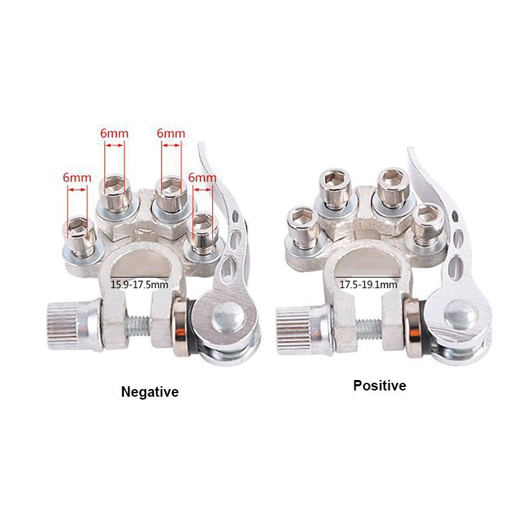 Car Battery Terminals Connectors Clamps Quick Release Adjust Disconnect