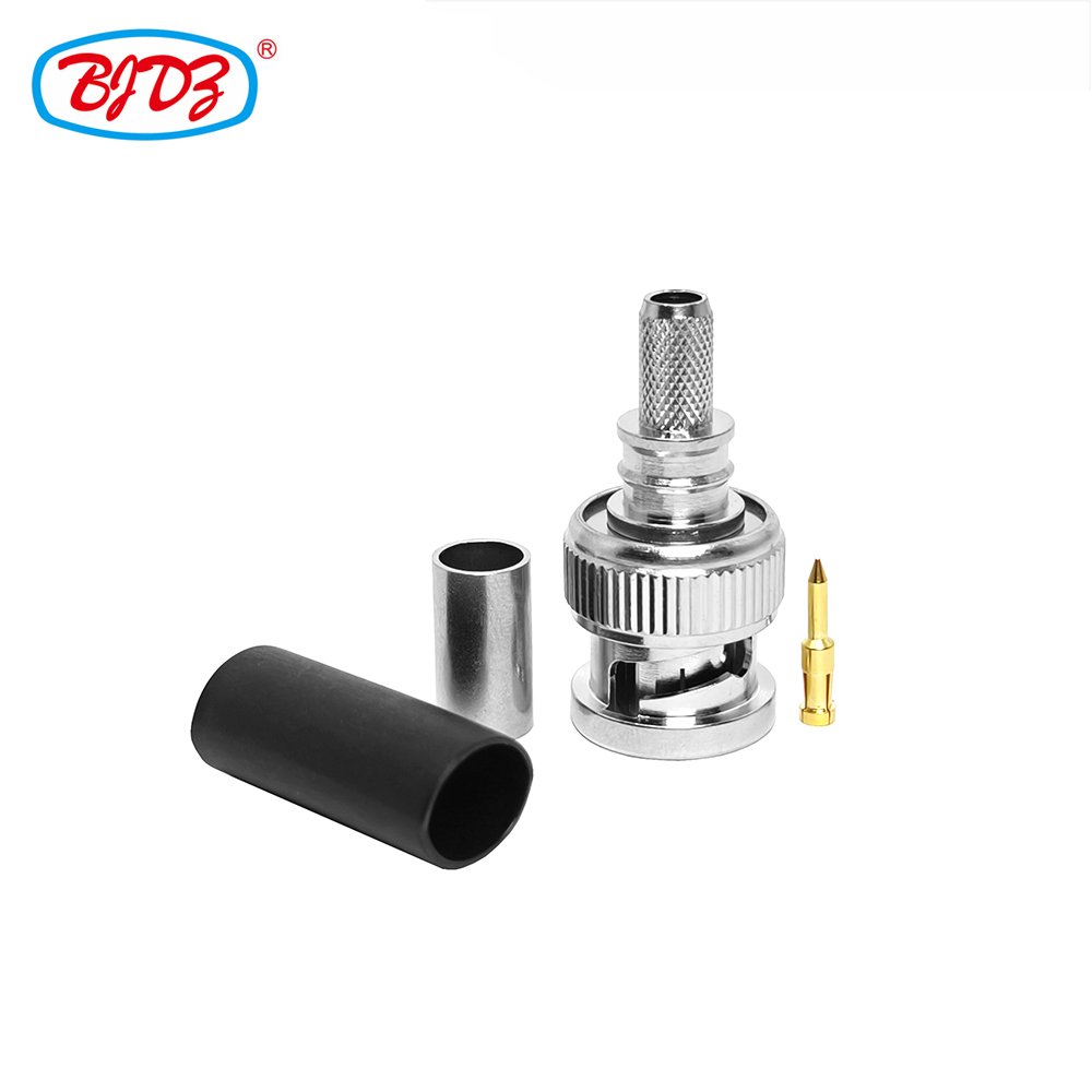 Solderless Type N SMA TNC BNC UHF PL259 SO239 7/16 Din 4.3-10 Male Female Jack Plug Right Angle Crimping RF Coaxial connector