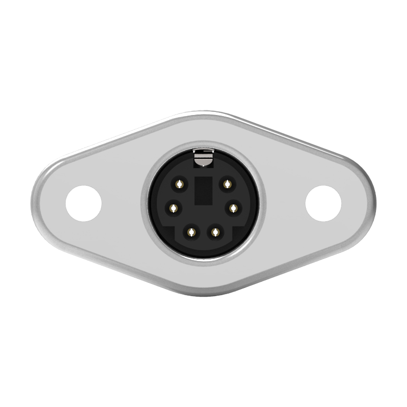Mini Din 6PIN Chassis Mount Type Connector