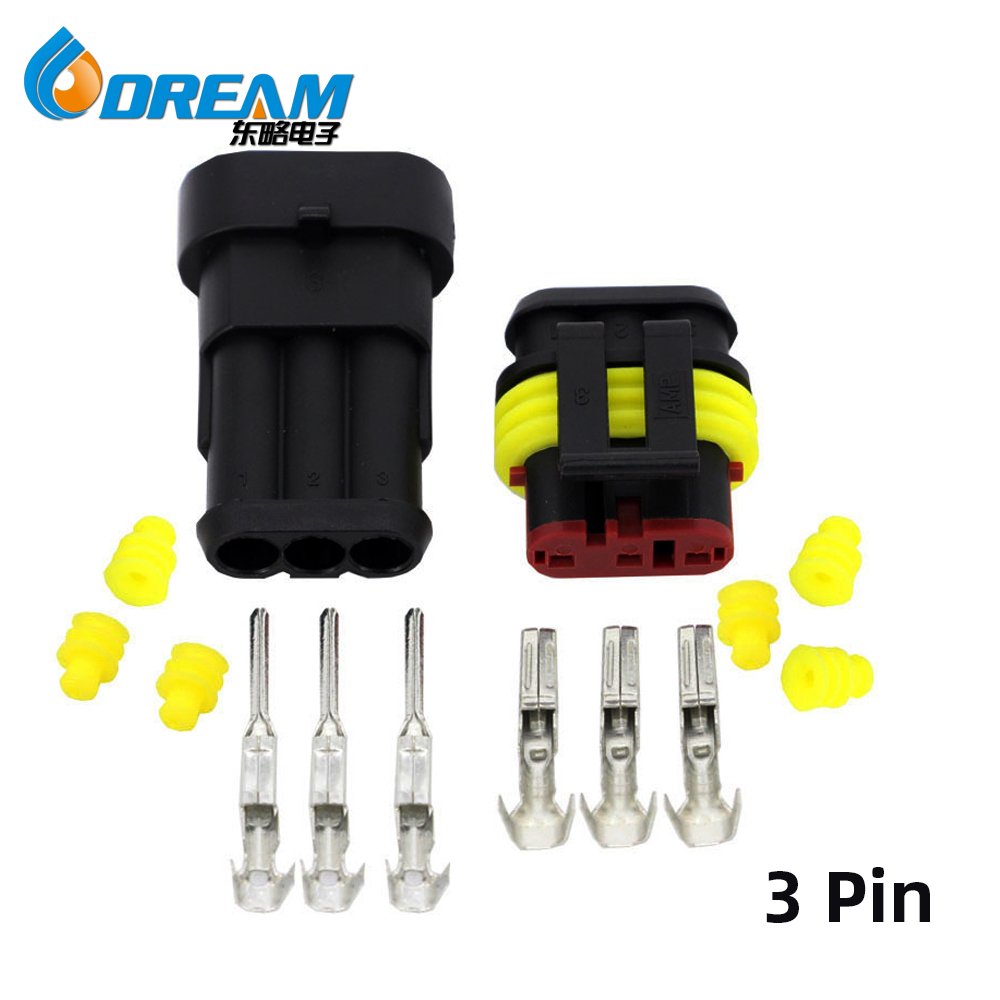 DJ7021-1.5-11 1.5 series 1 2 3 4 5 6 Pin way 282080-1 Male Female AMP car Electrical cable Automotive Waterproof Connector