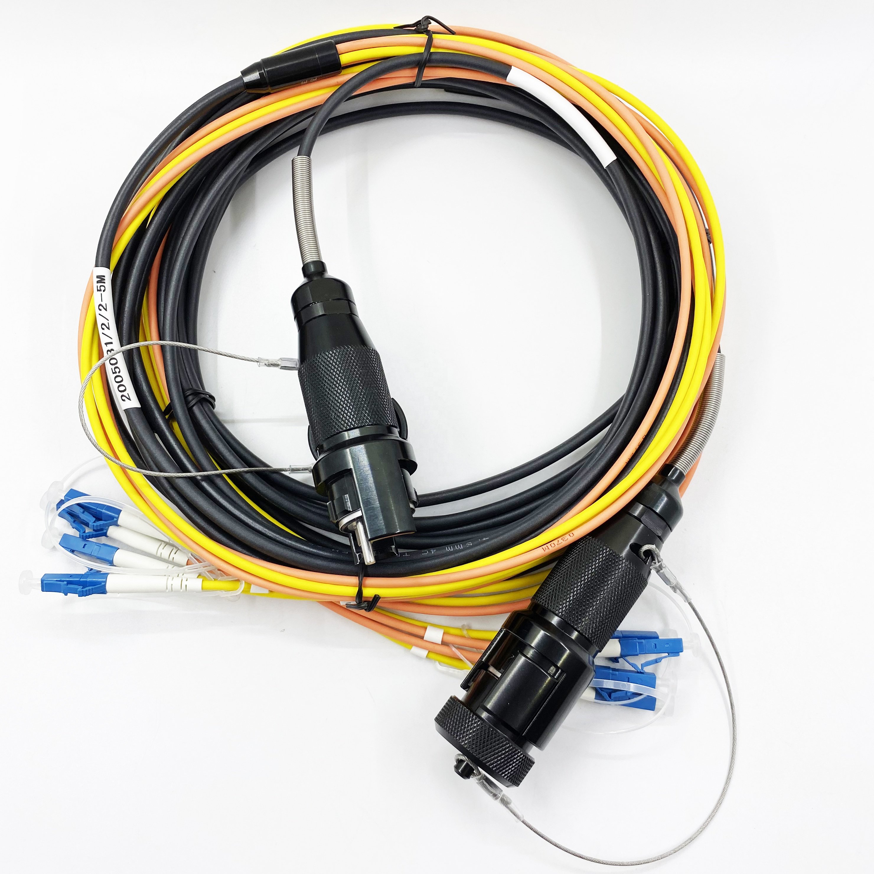 ZLTC YZC04P YZC04S plug and Socket outdoor field waterproof IP67 fiber connector assemblies for harsh environment using