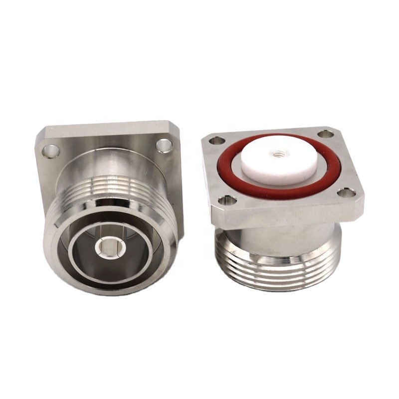 RF Coaxial Connector L29 7/16 Din Jack Female Flange For PCB Mount