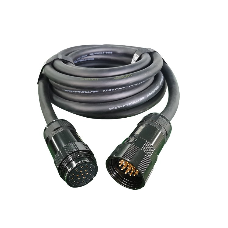 High quality 19pin multiple pin socapex extension cable 10m 20m 30m with male and female connectors