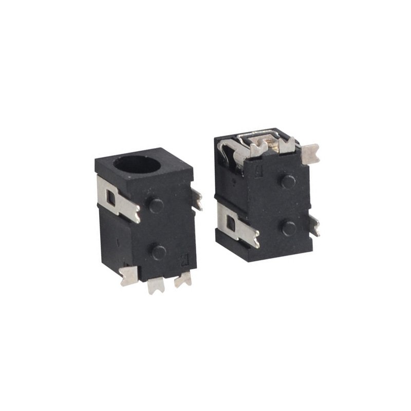 DC-045A DC power jack 5pin smt 1.3MM female DC socket connector with column