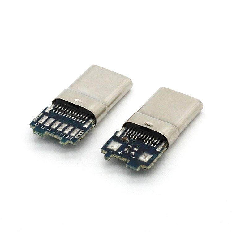 USB PCB Connector Faster Charging 24Pin USB 3.1 C Male PCB Connector