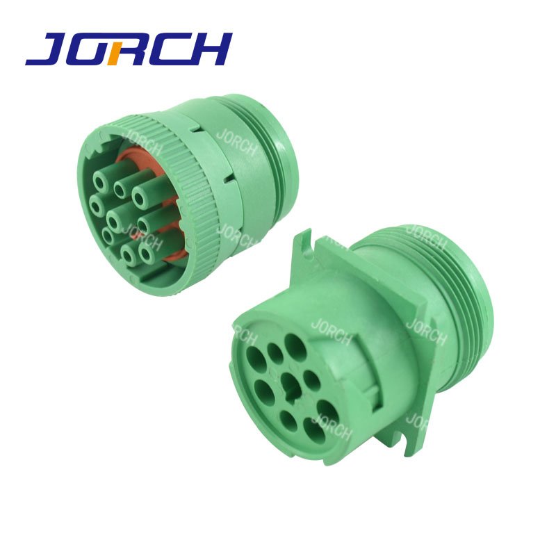 Deutsch Male Female HD Series 9 Pin Green Circular Connector Waterproof Auto connector HD10-9-J1939 HD16-9-1939S HD16-9-96S