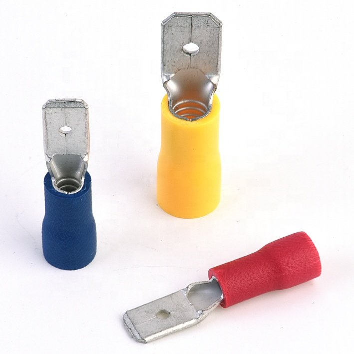Hampool Electrical Automotive Crimp Cable Electrical Ring Male Butt Insulated Connectors Terminals
