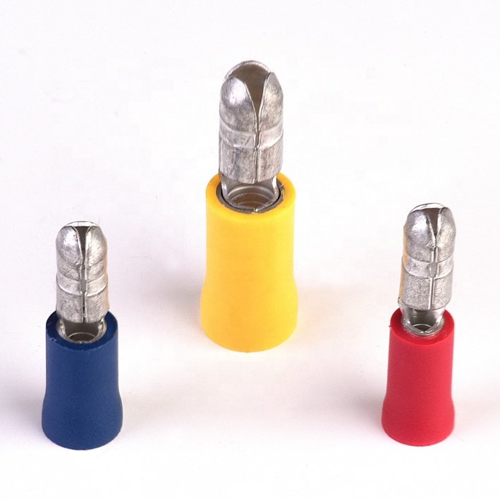 Hampool Electrical Automotive Crimp Cable Electrical Ring Male Butt Insulated Connectors Terminals